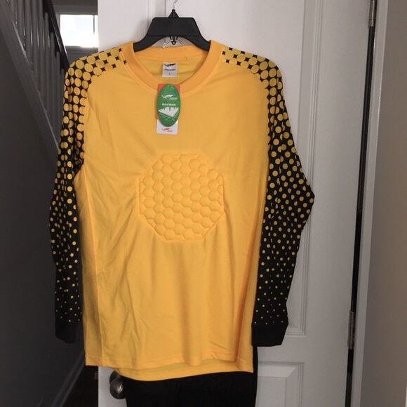 New Soccer Padded Polka Dot GK Goalie Jersey & Matching Pants M USA SUIT Kit set - Picture 1 of 8